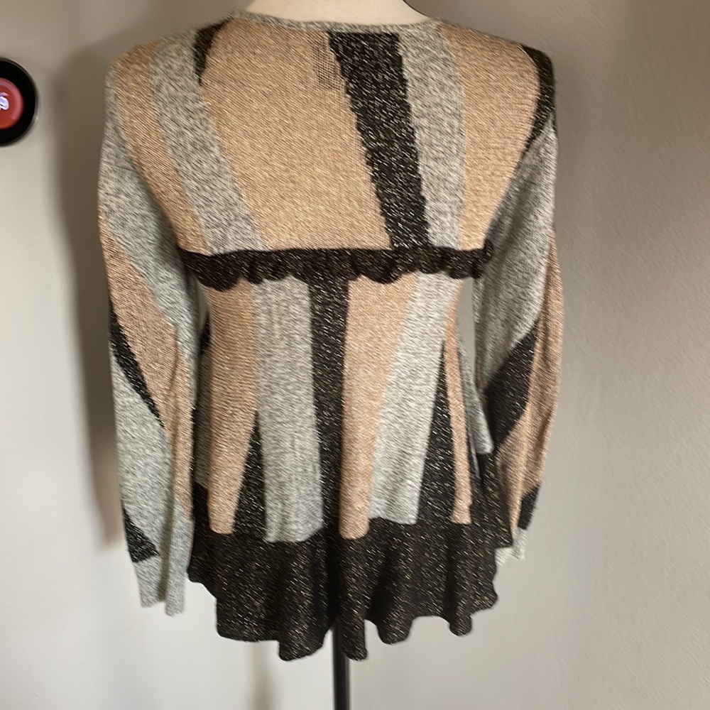 3.1 Phillip Lim wool, rayon, linen multicolored cardigan with sparkles size XS - Picture 7 of 11